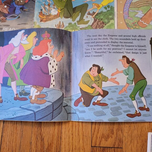 10 Vintage‎ Disney Read Along Books NO CASSETTES Gift Fairy Tales Classics - Picture 8 of 8